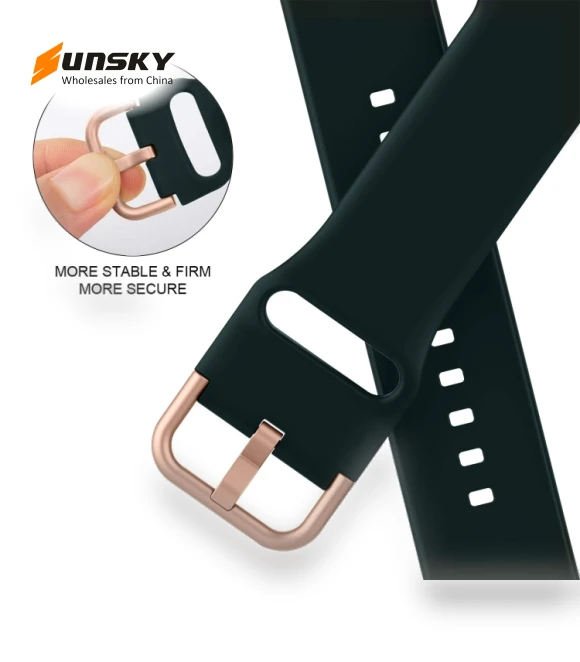 Pin Buckle Silicone Watch Band — Bands