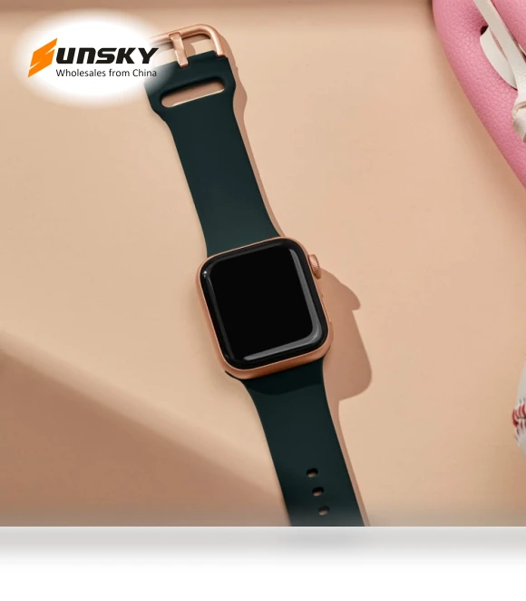 Pin Buckle Silicone Watch Band — Bands