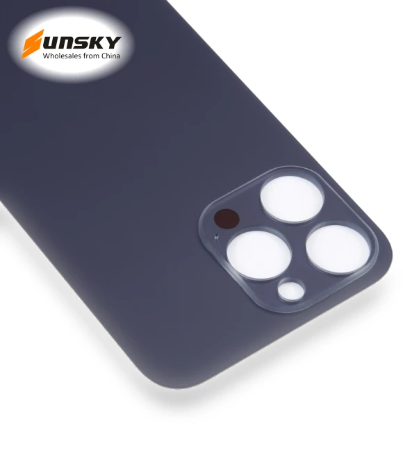 Big Camera Hole Glass Back Battery Cover — Back Covers