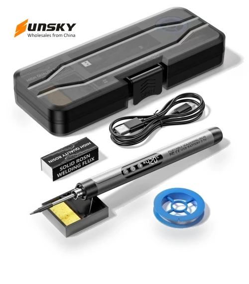 Digital Display Charging Soldering Iron Set — Stations