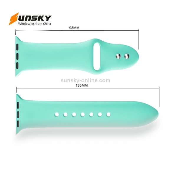 Double Rivets Silicone Watch Band — Smartwatch Straps