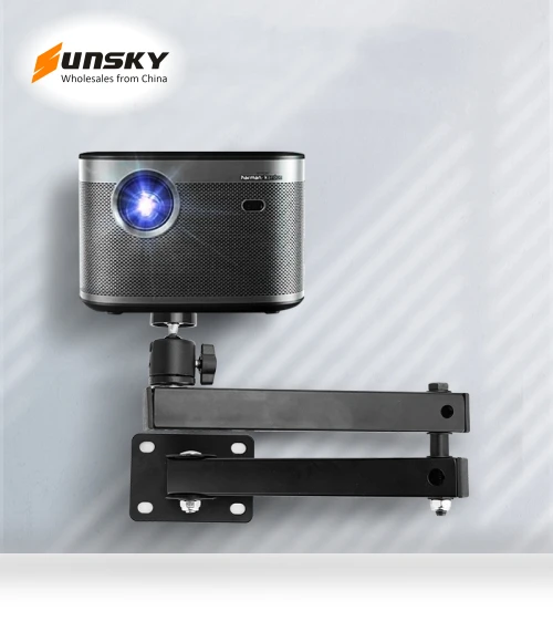 Foldable Telescopic Arm Wall Stand — Projector Mounts