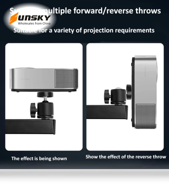 Foldable Telescopic Arm Wall Stand — Projector Mounts