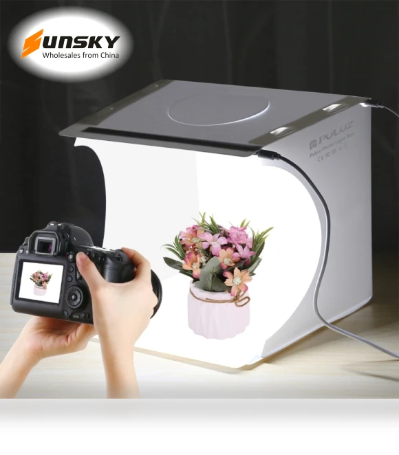 Folding Portable LED Light Photo Lighting Studio Shooting Tent Box Kit — Photography Lighting & Studio Equipment, PULUZ