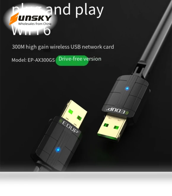 WiFi 6 Nano Wireless Dongle — USB, EDUP