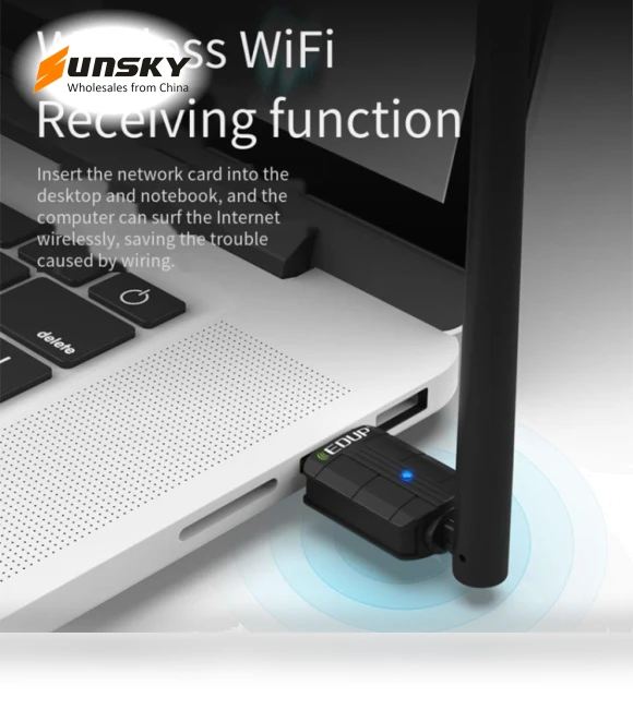 WiFi 6 Nano Wireless Dongle — USB, EDUP