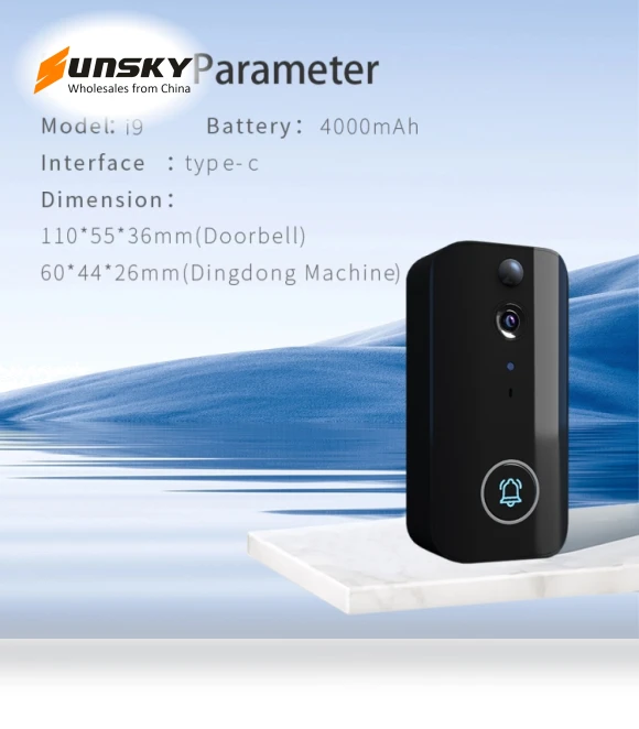 Wireless Doorbell Camera — Smart Home Security