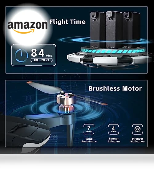 Brushless Motor Drone with 4K HD Camera — Drones, CHUBORY