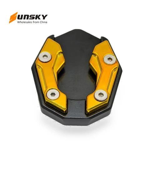 CNC Aluminum Alloy Motorcycle Side Support Anti-slip Pad — Handlebar Gear, JCBD