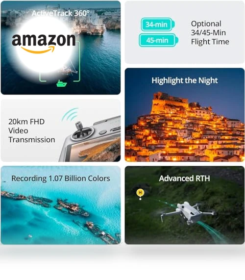 Folding Mini-Drone with 4K HDR Video Camera — Drones, DJI