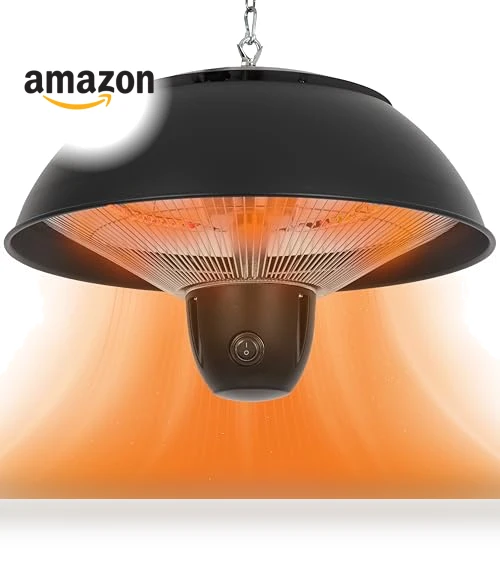 Infrared Hanging Electric Patio Heater — Patio Heaters, SUNNFLAME