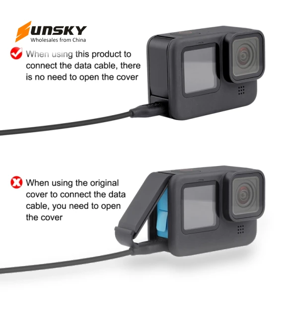 Metal Battery Side Interface Cover — Front-End, PULUZ