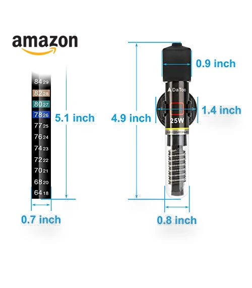 Mini Aquarium Heater — Heaters & Chillers, DaToo