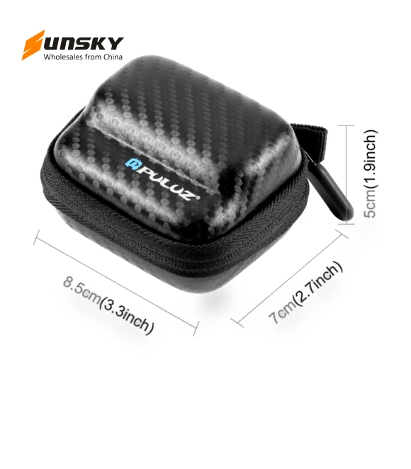 Mini Body Bag Portable Carbon Fiber EVA Storage Bag — Camera Bags & Accessories, PULUZ