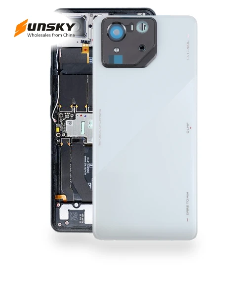 Original Glass Battery Back Cover with Camera Frame — Back Covers, Asus