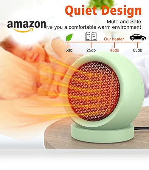 PTC Ceramic Electric Desktop Heater — Portable Heating Solutions, Coolfor