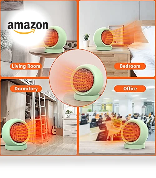 PTC Ceramic Electric Desktop Heater — Portable Heating Solutions, Coolfor