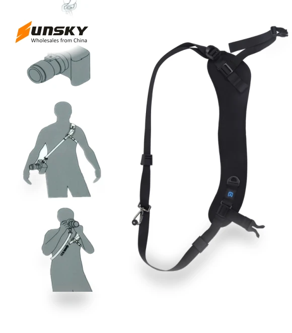 Quick Release Anti-Slip Soft Pad Nylon Breathable Curved Camera Strap — Straps, PULUZ