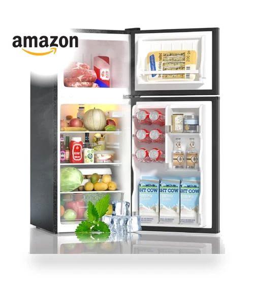 Small Refrigerator with Freezer — Mini Fridges, BANGSON