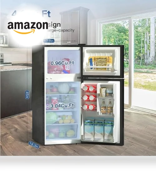Small Refrigerator with Freezer — Mini Fridges, BANGSON