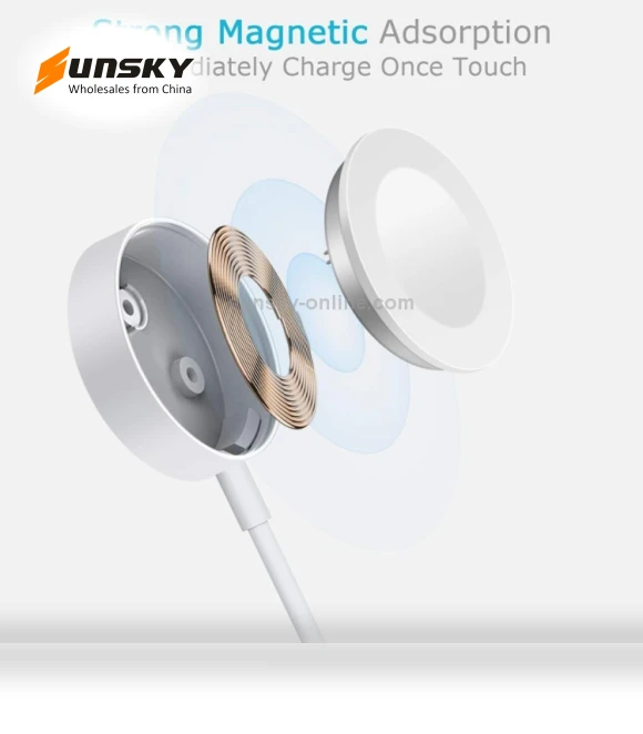 Universal Portable Magnetic Wireless Charger — Chargers & Adapters