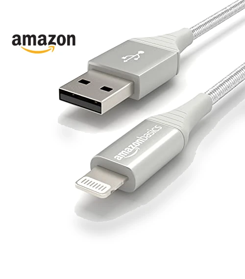 USB-A to Lightning Charger Cable — Chargers & Cables, Amazon Basics