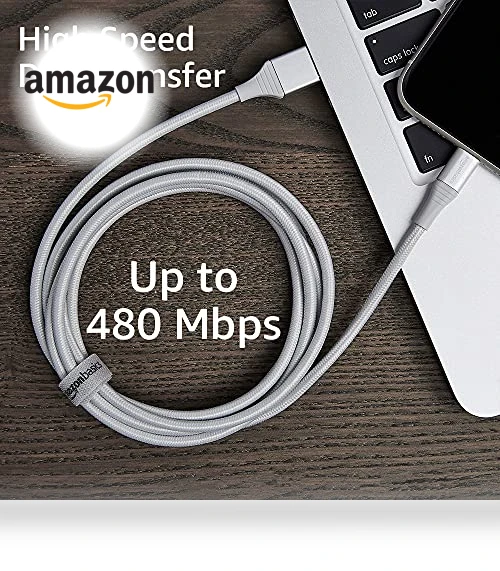 USB-A to Lightning Charger Cable — Chargers & Cables, Amazon Basics