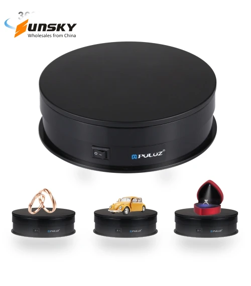 USB Electric Rotating Turntable Display Stand — Turntables, PULUZ