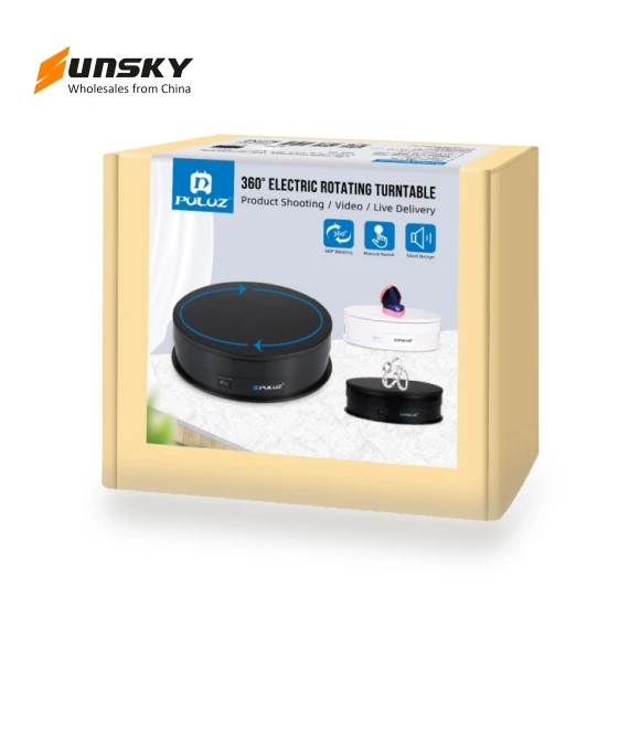 USB Electric Rotating Turntable Display Stand — Turntables, PULUZ