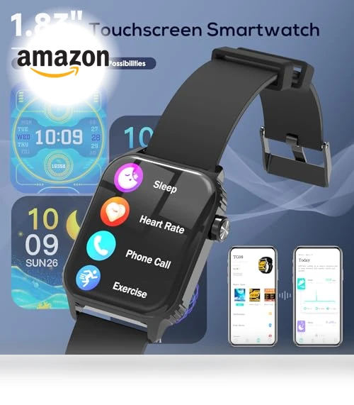 1.83" HD Smartwatch with 120 Sports Modes — Smartwatches, TRAUSI