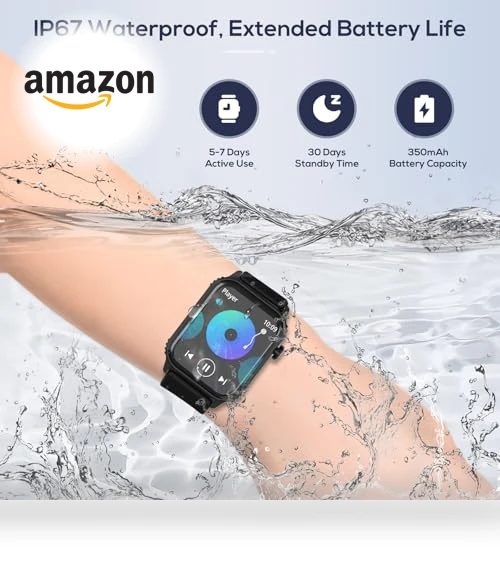 1.83" HD Smartwatch with 120 Sports Modes — Smartwatches, TRAUSI