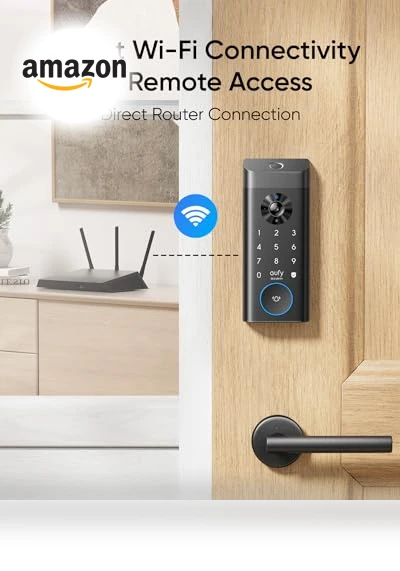3-in-1 Camera+Doorbell+Fingerprint Keyless Entry Door Lock — Biometric Security, eufy Security
