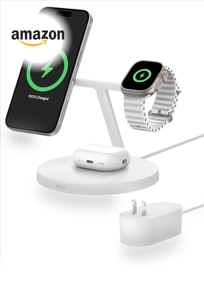 3-in-1 Wireless Charging Station — Chargers, Belkin