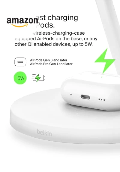 3-in-1 Wireless Charging Station — Chargers, Belkin