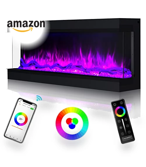 3 Sided Electric Fireplace Insert — Electric Heating Solutions, Cosmopolitan Fireplaces