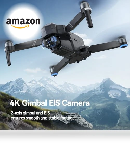 4K Camera Drone with Gimbal & EIS — Drones, Ruko