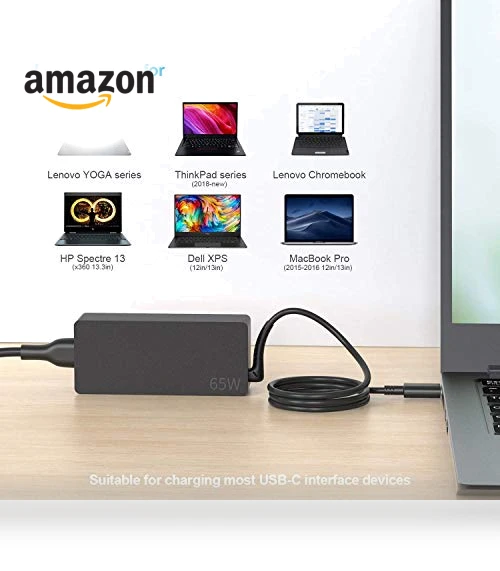65W USB C Laptop Charger — Chargers & Adapters, DECSZDY