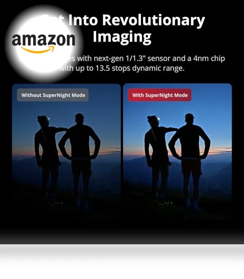 Action Camera 4K with Extended Battery Life — Wearable Cameras, DJI