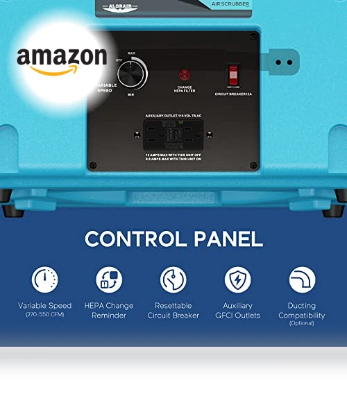 Air Scrubber with 3 Stage Filtration — Activated Carbon Air Purifiers, AlorAir