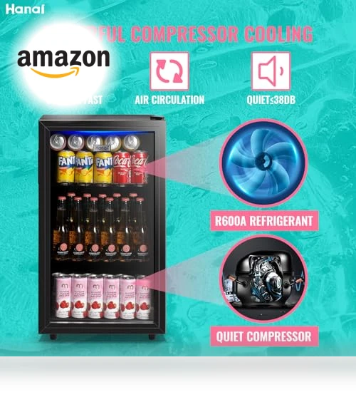 Beverage Refrigerator Mini Fridge Cooler — Mini Fridges, WANAI