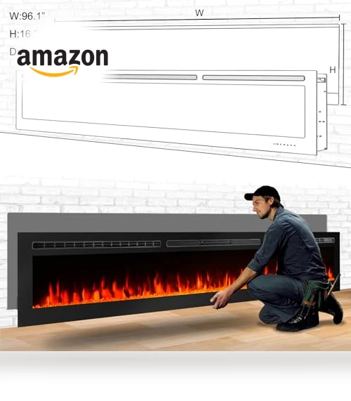 Electric Fireplace Insert — Electric Heating Solutions, CharaVector