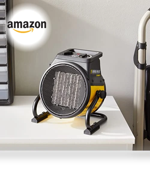 Electric Forced Air Heater with Pivoting Base — Portable Heating Solutions, Dura Heat