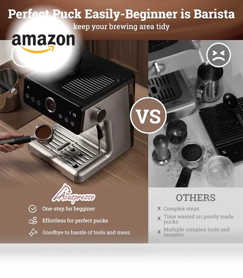 Espresso Machine with Grinder and Milk Frother — Espresso Machines, Acaspresso