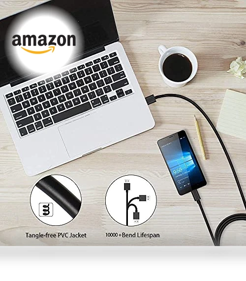 Extra Long Micro USB Cable 2Pack — Chargers, DEEGO