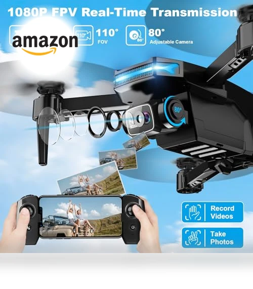 Foldable Remote Control Quadcopter with 1080P Camera — Drones & UAV Technology, RELIDOL