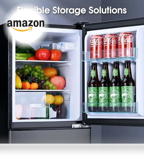 Fridge with Bottom Freezer and Drawer — Mini Fridges, Anypro