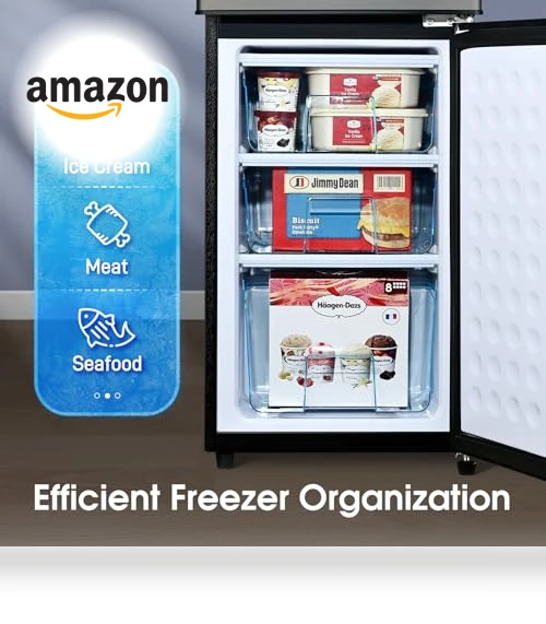 Fridge with Bottom Freezer and Drawer — Mini Fridges, Anypro