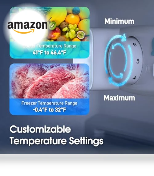 Fridge with Bottom Freezer and Drawer — Mini Fridges, Anypro