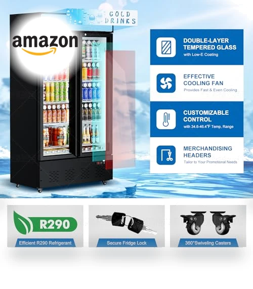 Glass Door Display Refrigerator — Mini Fridges, FreezLabs