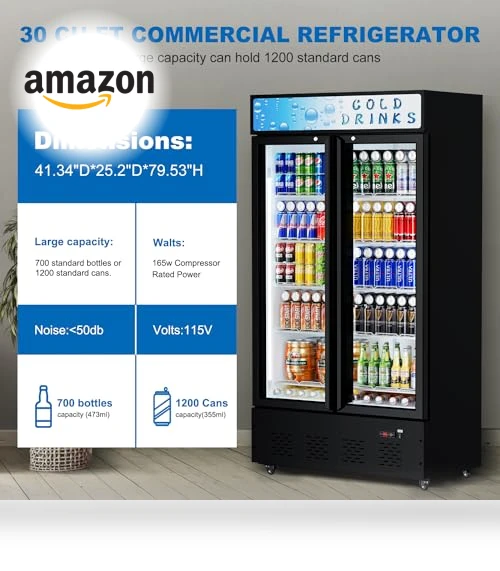 Glass Door Display Refrigerator — Mini Fridges, FreezLabs